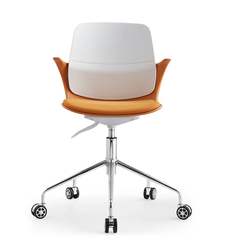 Plastic Designer Office Chair Backrest Wheels Nordic Aesthetic Office Chair Swivel Modern Silla Para Escritorio Furniture Home
Plastic Designer Office Chair Backrest Wheels Nordic Aesthetic Office Chair Swivel Modern Silla Para Escritorio Furniture Home