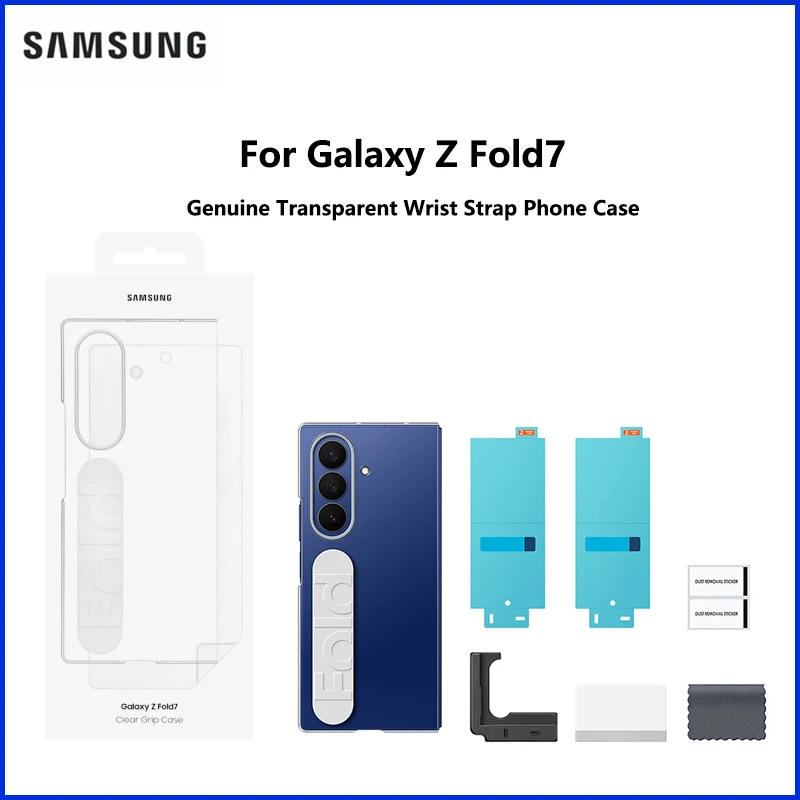 Original Genuine Samsung Galaxy Z Fold7 Clear Grip Case zfold7 Clear Protective Case with Anti-Reflective Film EF-QF966
Original Genuine Samsung Galaxy Z Fold7 Clear Grip Case zfold7 Clear Protective Case with Anti-Reflective Film EF-QF966