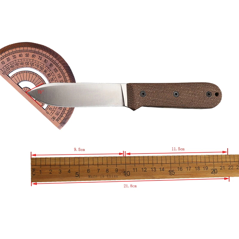 DC53 Steel Fixed Knife with Integrated Linen/G10 Handle for Outdoor Hunting Camping Hiking Portable EDC Survival Tool
DC53 Steel Fixed Knife with Integrated Linen/G10 Handle for Outdoor Hunting Camping Hiking Portable EDC Survival Tool