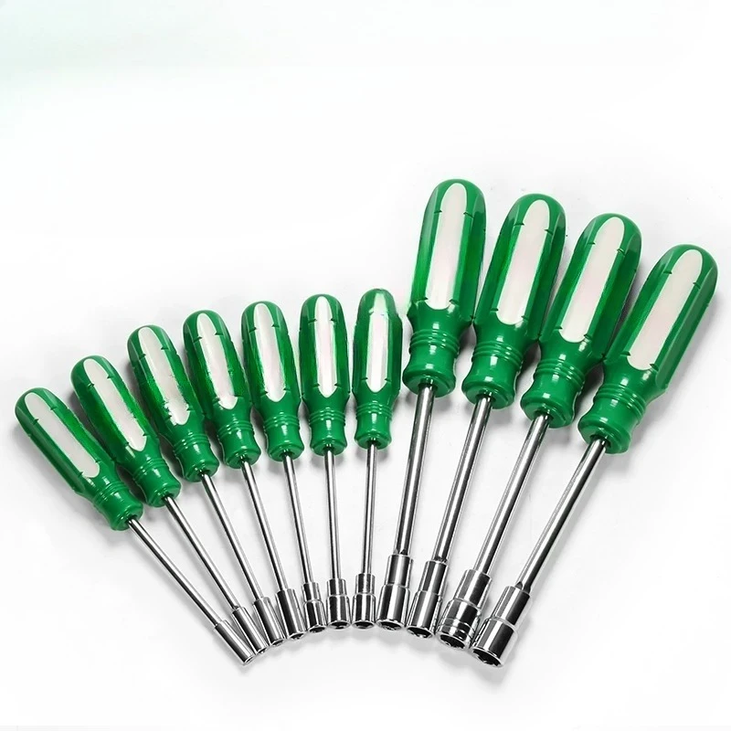 Thin wall sleeve screwdriver Screw batch Outer hexagon hexagon sleeve batch Wrench screwdriver 345.5 7 8 9 10mm
Thin wall sleeve screwdriver Screw batch Outer hexagon hexagon sleeve batch Wrench screwdriver 345.5 7 8 9 10mm