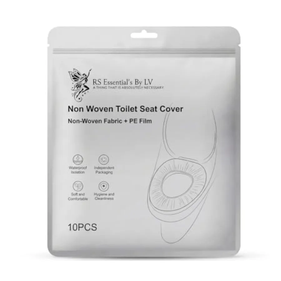 : Double-Layer, Elastic Non-Woven Fabric, Disposable Toilet Seat Covers, 10 Individual Pack, Travel, Hotels, Hospital, Home, Pu
: Double-Layer, Elastic Non-Woven Fabric, Disposable Toilet Seat Covers, 10 Individual Pack, Travel, Hotels, Hospital, Home, Pu