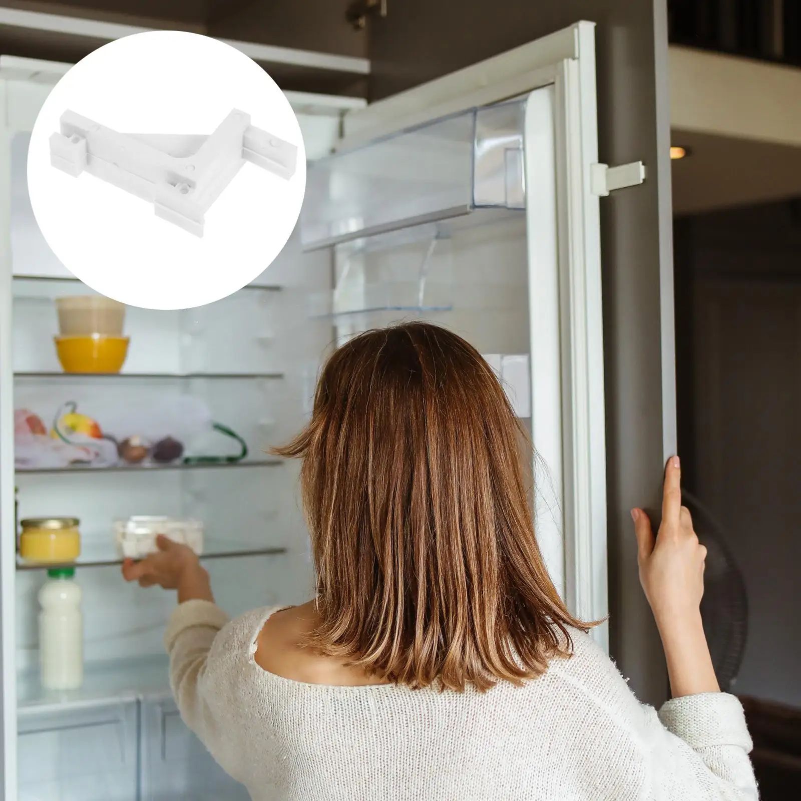 10pcs Plastic Snap Hooks Fridge Freezer Shelf Support Clips Strong Adjustable White Refrigerator Cooler Storage
10pcs Plastic Snap Hooks Fridge Freezer Shelf Support Clips Strong Adjustable White Refrigerator Cooler Storage