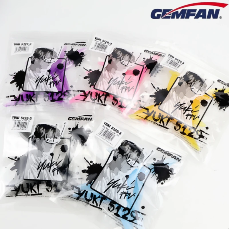 Gemfan 5129 5inch 3 Blade/Tri-Blade Propeller Props FPV Brushless motor YUKI FPV Props For RC FPV Racing Drone
Gemfan 5129 5inch 3 Blade/Tri-Blade Propeller Props FPV Brushless motor YUKI FPV Props For RC FPV Racing Drone