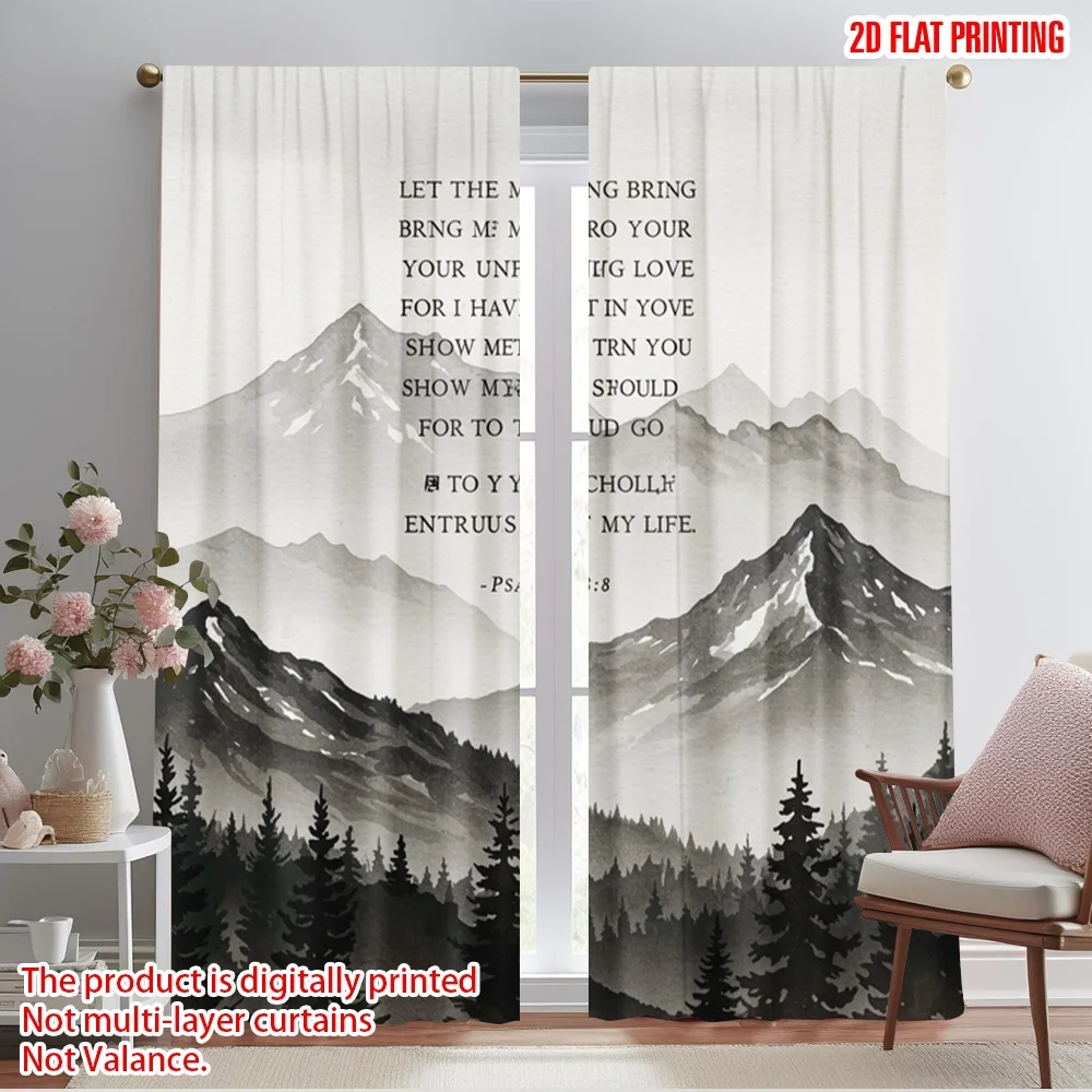 2pcs 2D flat printing Party Curtain Mountain Landscape Love Trust Polyester Without Electricity Festive Curtains for Home &
2pcs 2D flat printing Party Curtain Mountain Landscape Love Trust Polyester Without Electricity Festive Curtains for Home &