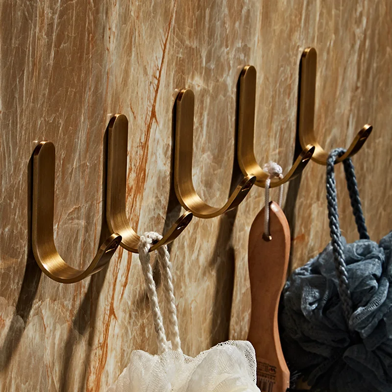 No punching all copper antique hook brass porch coat hook bathroom bathroom balcony living room wardrobe hook retro
No punching all copper antique hook brass porch coat hook bathroom bathroom balcony living room wardrobe hook retro