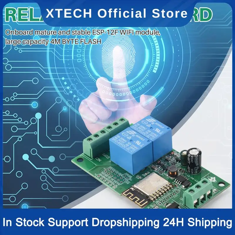 XTECH Esp8266 Esp-12F Wi-Fi релейный модуль 2 канала 5 В/8-80 В сетевой релейный переключатель для Arduino Ide умный дом приложение дистанционное управление
XTECH Esp8266 Esp-12F Wi-Fi релейный модуль 2 канала 5 В/8-80 В сетевой релейный переключатель для Arduino Ide умный дом приложение дистанционное управление