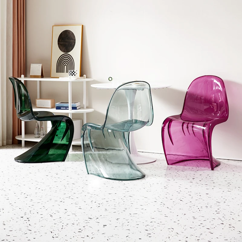 Acrylic transparent chairs plastic crystal chairs thickened household dining tables and chairs.
Acrylic transparent chairs plastic crystal chairs thickened household dining tables and chairs.