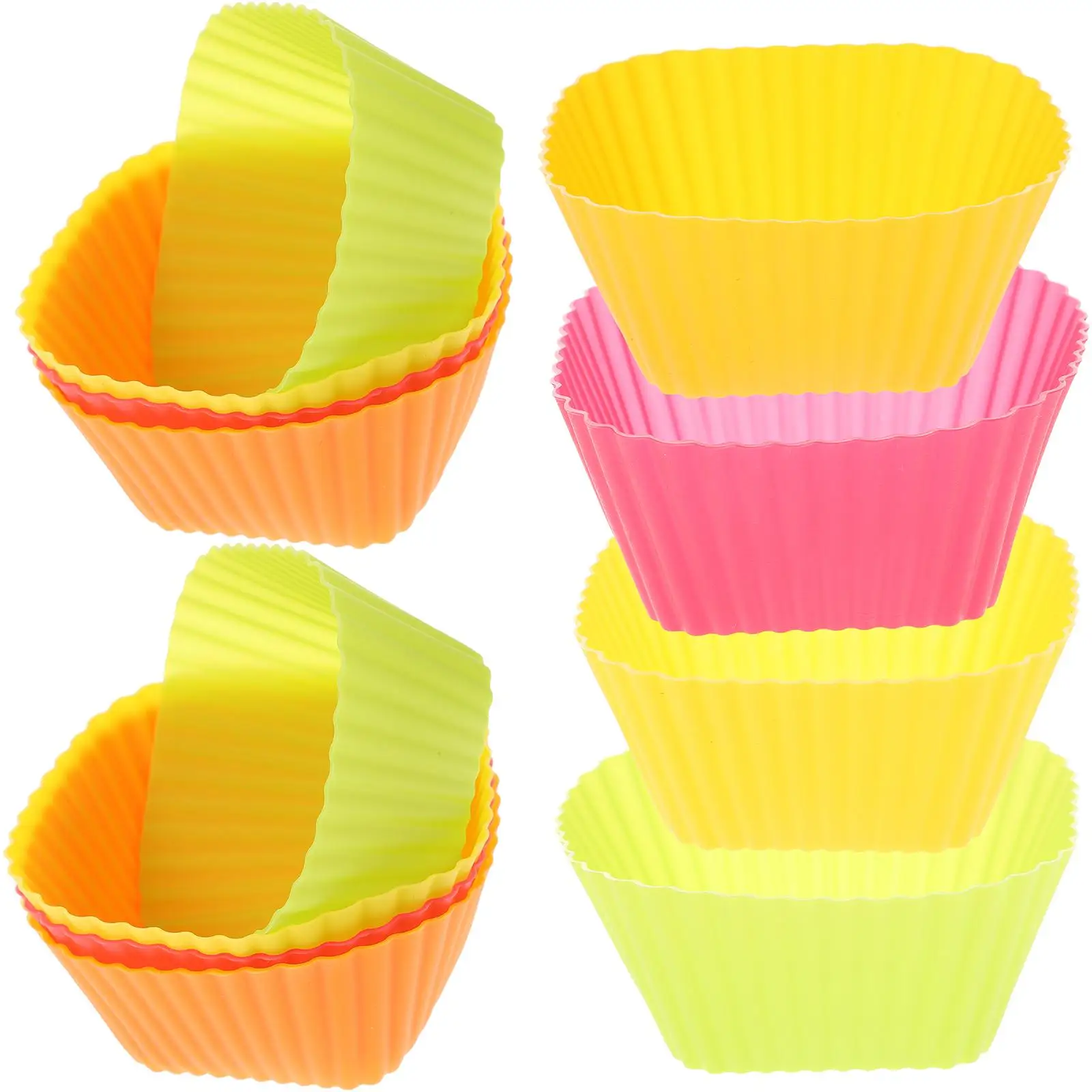 12 Pcs Silicone Cake Cup Reusable Baking Cups Muffin Safe Washable Non Stick Oven Microwave Dishwasher Temperature Resistant
12 Pcs Silicone Cake Cup Reusable Baking Cups Muffin Safe Washable Non Stick Oven Microwave Dishwasher Temperature Resistant