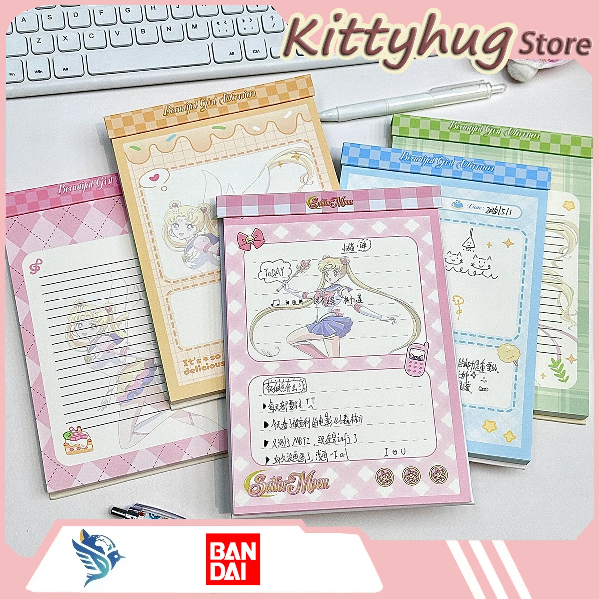 Sailor Moon Cute Memo Pad Student Diary Notebook Daily Record Notebook Cute Graffiti Notebook Girls' Gifts
Sailor Moon Cute Memo Pad Student Diary Notebook Daily Record Notebook Cute Graffiti Notebook Girls' Gifts