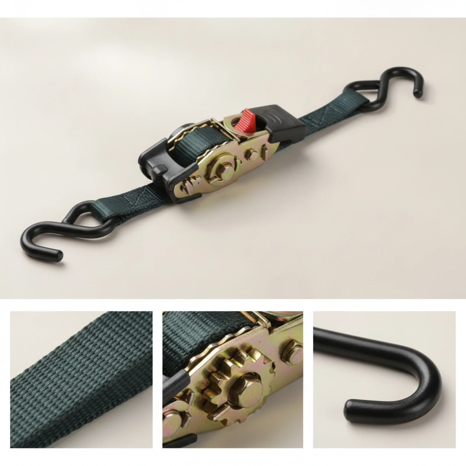 Retractable Ratchet Straps Heavy-Duty Retractable Ratchet Strap Self-Retracting Tie-down Straps Instant for Truckers, Truck Beds
Retractable Ratchet Straps Heavy-Duty Retractable Ratchet Strap Self-Retracting Tie-down Straps Instant for Truckers, Truck Beds