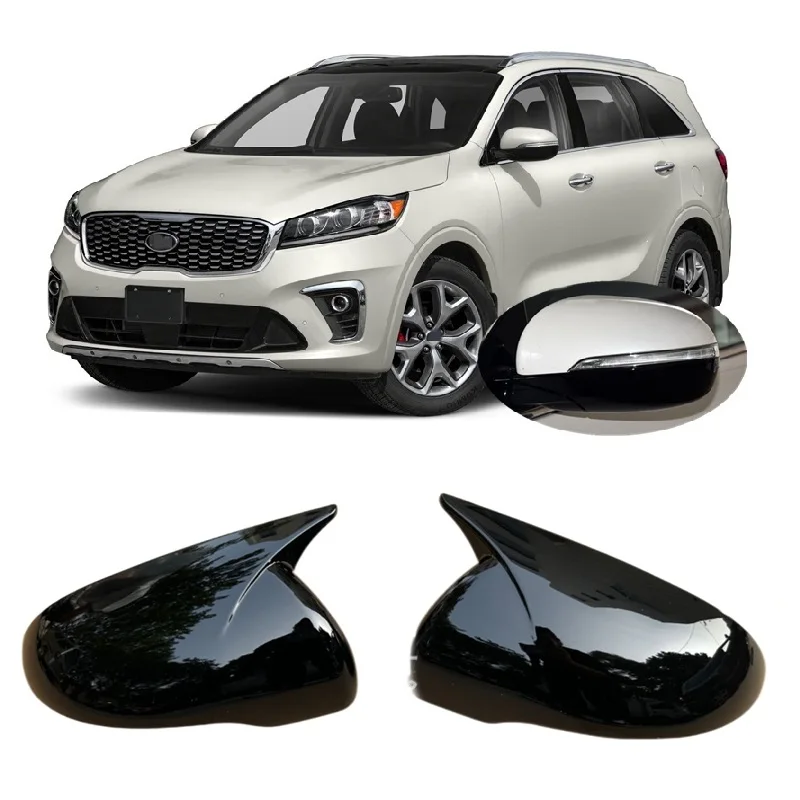 for Kia Sorento MK3 UM Prime 2.0 2.2 2.4 2015 2016 2017 2018 2019 2020 Gloss Black Wing Mirror Horn Style Housing Stick-on Cap
for Kia Sorento MK3 UM Prime 2.0 2.2 2.4 2015 2016 2017 2018 2019 2020 Gloss Black Wing Mirror Horn Style Housing Stick-on Cap