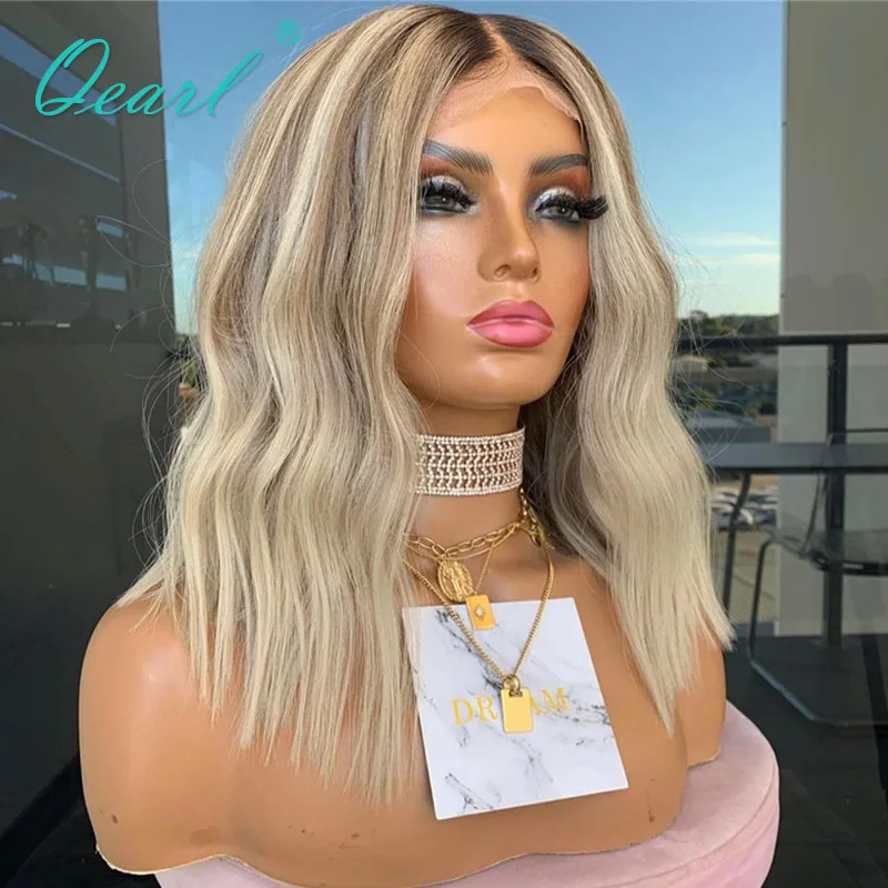 Natural Wave Human Hair Lace Frontal Wig for Women Ombre Ash Blonde Grey Highlights 13x4 Lace Front Wigs Virgin Hair Cheap Qearl
Natural Wave Human Hair Lace Frontal Wig for Women Ombre Ash Blonde Grey Highlights 13x4 Lace Front Wigs Virgin Hair Cheap Qearl