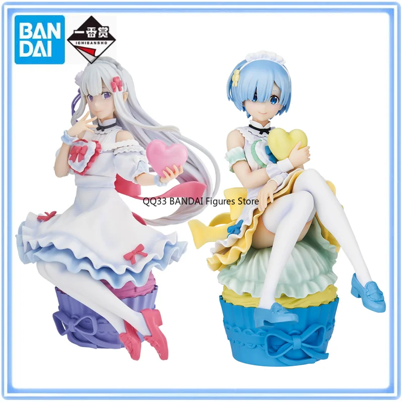 BANDAI Original Ichiban Kuji Re:Life in A Different World From Zero Emilia&Rem Action Figure Model Desktop Decoration Gift
BANDAI Original Ichiban Kuji Re:Life in A Different World From Zero Emilia&Rem Action Figure Model Desktop Decoration Gift