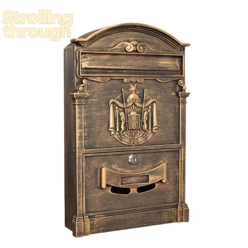 Почтовый ящик из литого алюминия, уличный почтовый ящик для дома, ящик для предложений, уличный почтовый ящик из нержавеющей стали, вилла в европейском стиле
Почтовый ящик из литого алюминия, уличный почтовый ящик для дома, ящик для предложений, уличный почтовый ящик из нержавеющей стали, вилла в европейском стиле