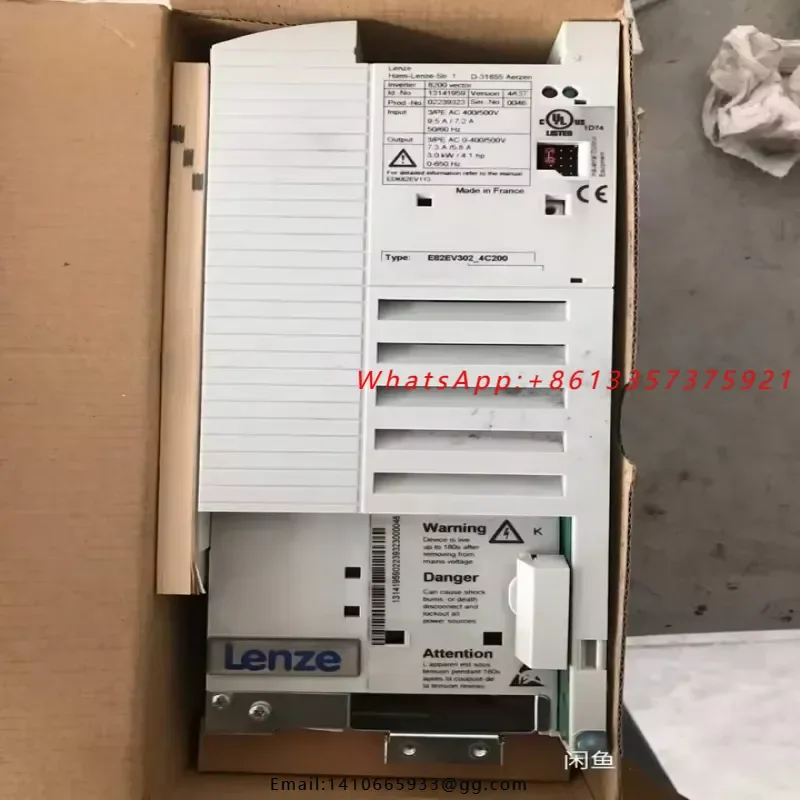 Brand New 1PC NEW E82EV302-4C200 Frequency Converter (DHL or EMS) for Plc
Brand New 1PC NEW E82EV302-4C200 Frequency Converter (DHL or EMS) for Plc
