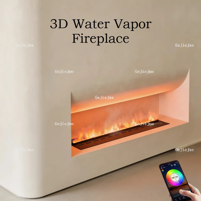 Luxury Gold Mist Fireplace Flame Smart Electric Fireplace Water Vapor Flame Adjustable LED Color Modern Home Decor Living Room
Luxury Gold Mist Fireplace Flame Smart Electric Fireplace Water Vapor Flame Adjustable LED Color Modern Home Decor Living Room