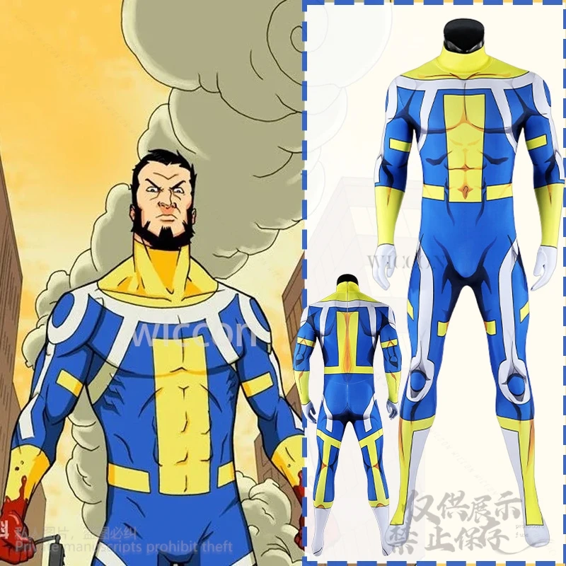 The Immortal Anime Invincibleee Cosplay Costume Blue Men Customized Yellow Jumpsuit Bodysuit Sexy Uniform Hero Battle Suit
The Immortal Anime Invincibleee Cosplay Costume Blue Men Customized Yellow Jumpsuit Bodysuit Sexy Uniform Hero Battle Suit
