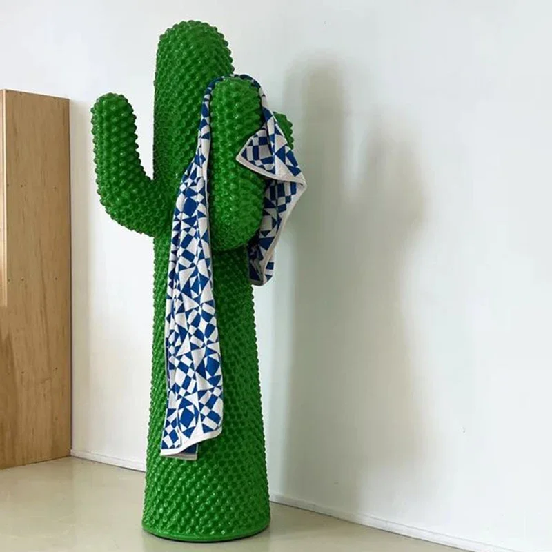 Trendy giant cactus coat rack green floor ornament Internet celebrity home living room sculpture
Trendy giant cactus coat rack green floor ornament Internet celebrity home living room sculpture