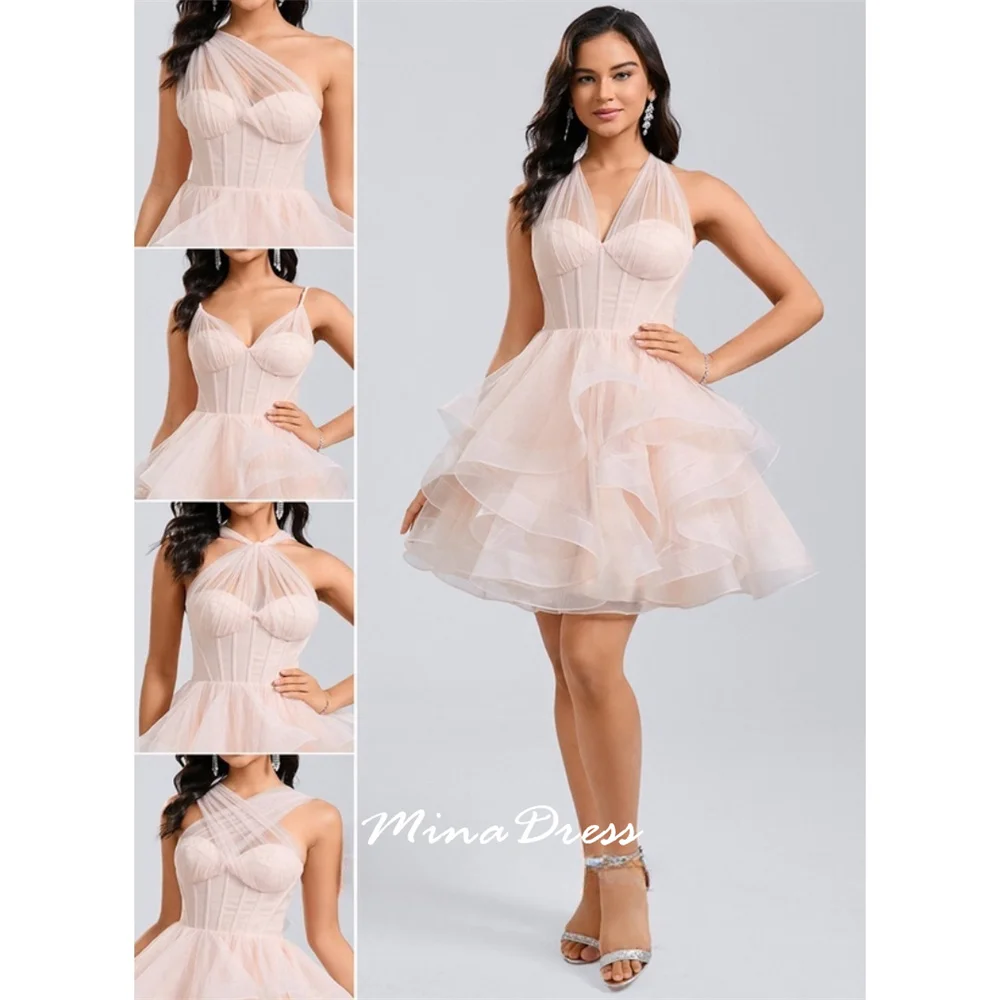 Mina Mini Luxury Women Evening Dress Cross Elegant Party Dresses Woman Layered Customized Neck Sleeveless Special Occasions Prom
Mina Mini Luxury Women Evening Dress Cross Elegant Party Dresses Woman Layered Customized Neck Sleeveless Special Occasions Prom