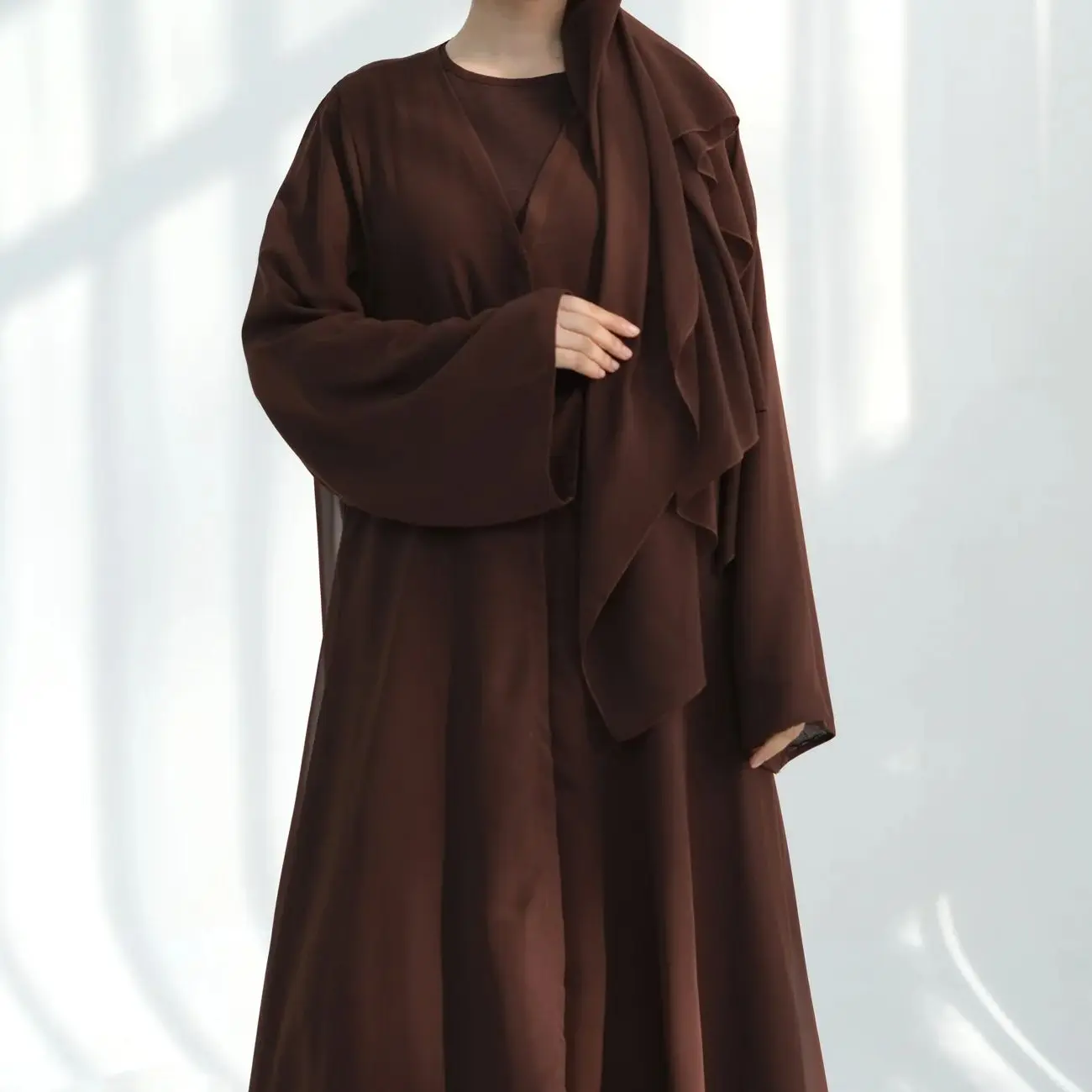 Dubai Abaya Chiffon Kimono Cardigan Women Muslim Hijab Dress Turkey Kaftan Kebaya Islam Jalabiya Caftan Marocain Femme Robe Gown
Dubai Abaya Chiffon Kimono Cardigan Women Muslim Hijab Dress Turkey Kaftan Kebaya Islam Jalabiya Caftan Marocain Femme Robe Gown