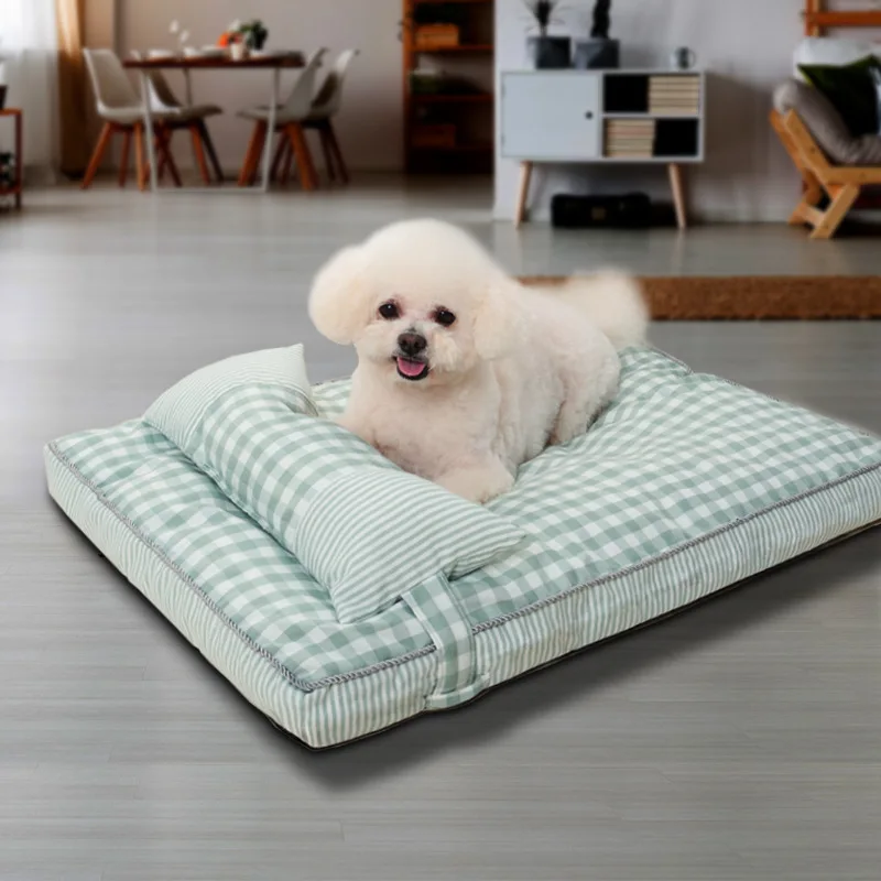 Removable and Washable Dog Kennel Summer Cat Kennel Four-season Universal Pet Mat Dog Mat Sleeping Mat Pet Supplies
Removable and Washable Dog Kennel Summer Cat Kennel Four-season Universal Pet Mat Dog Mat Sleeping Mat Pet Supplies