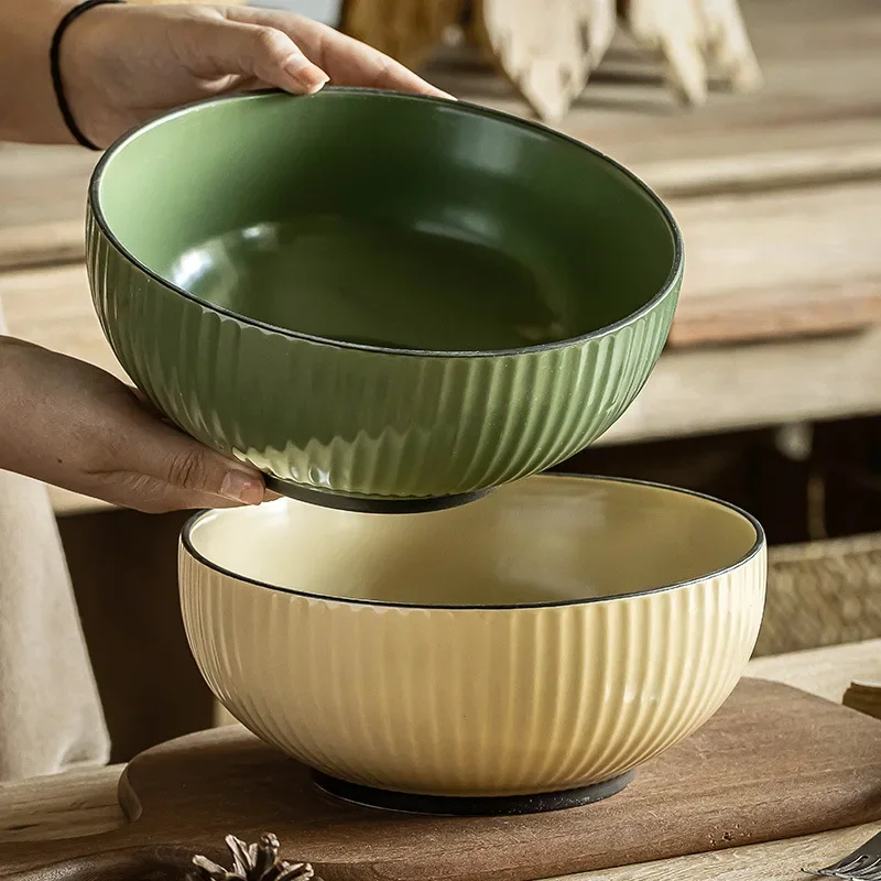 Simple Retro Style Ceramic Relief Big Creative Personality Soup Noodle Rice Bowl Kitchen Dining Table Home Goods
Simple Retro Style Ceramic Relief Big Creative Personality Soup Noodle Rice Bowl Kitchen Dining Table Home Goods
