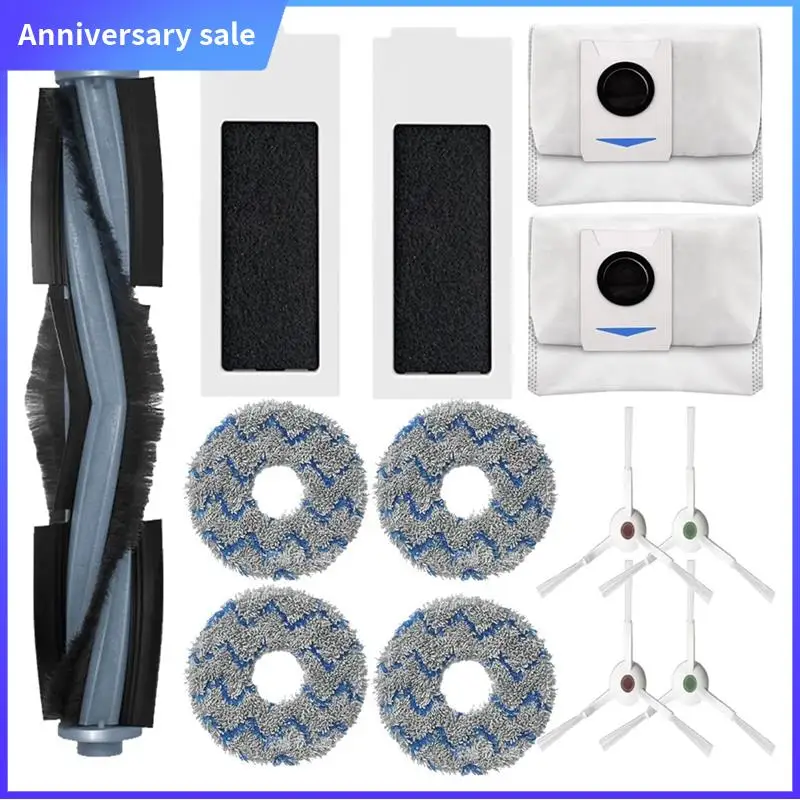 For ECOVACS T20 Omni/MAX/PRO Plus Robot Vacuum Main Brush Side Brushes Hepa Filter Map Pads Dust Bag Replacement Accessories
For ECOVACS T20 Omni/MAX/PRO Plus Robot Vacuum Main Brush Side Brushes Hepa Filter Map Pads Dust Bag Replacement Accessories