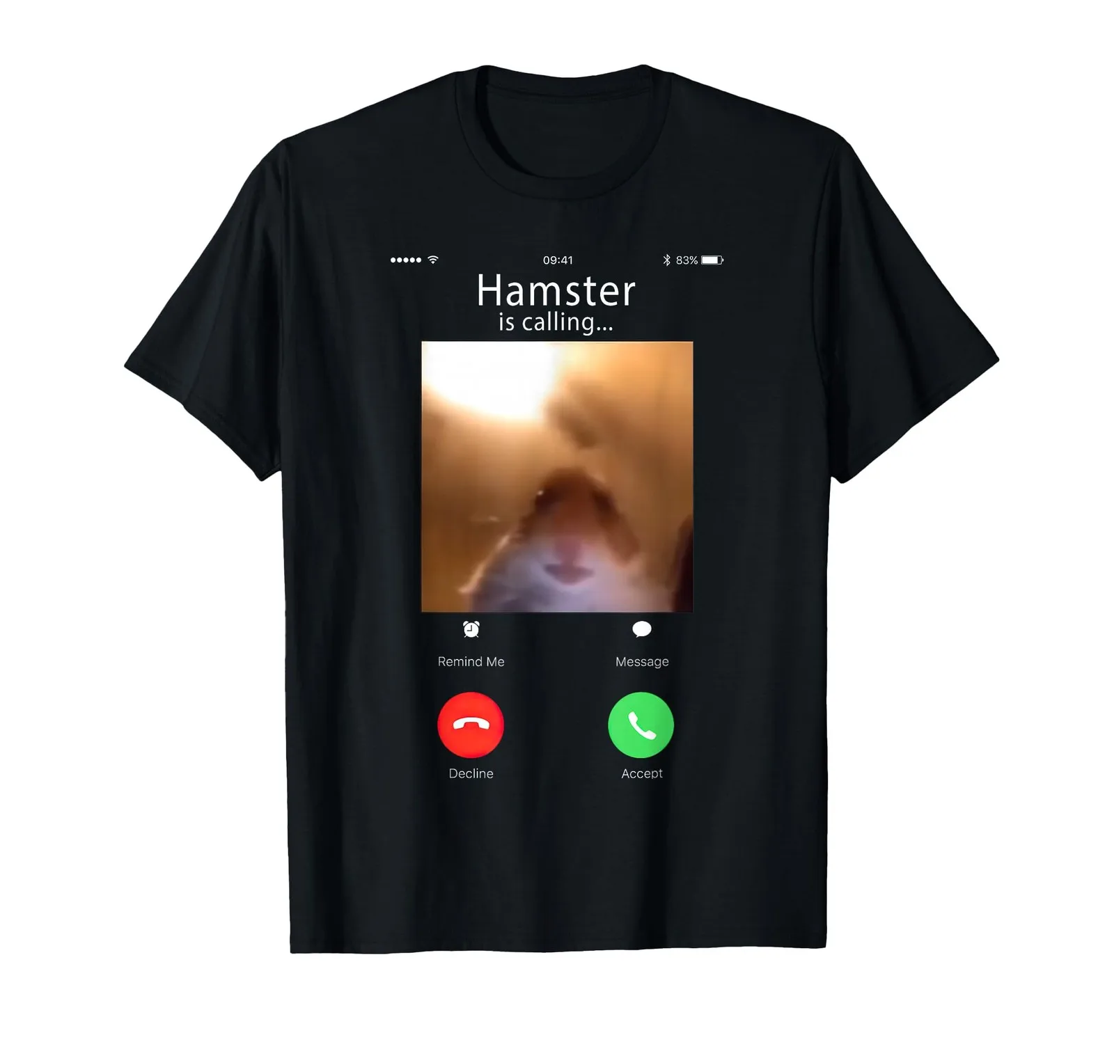 Meme Hamster Gazing at Camera Funny Calling Tee
Meme Hamster Gazing at Camera Funny Calling Tee