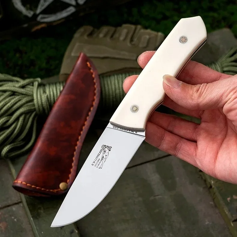 New Hot M390 High Hardness Nordic Fixed Blade Knife, Mirror Polish, Bone Handle, EDC Camping Survival Fruit Knife
New Hot M390 High Hardness Nordic Fixed Blade Knife, Mirror Polish, Bone Handle, EDC Camping Survival Fruit Knife