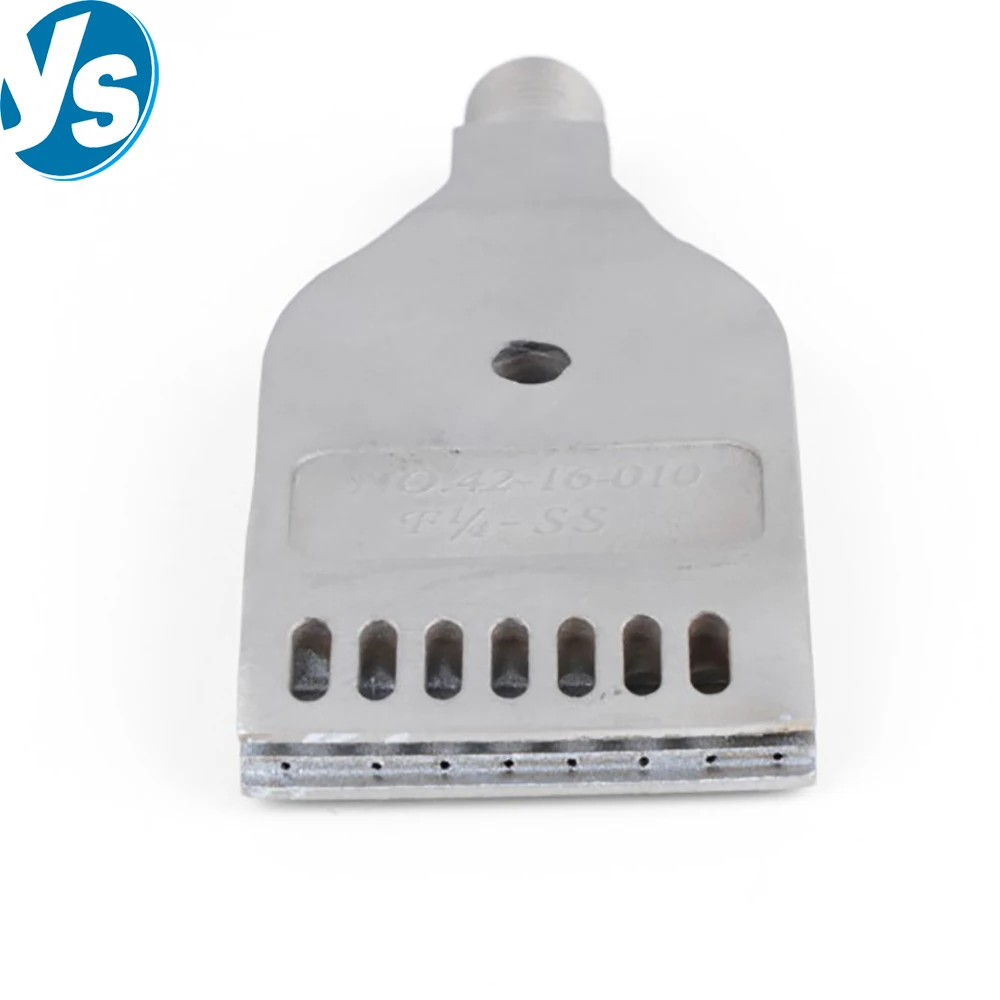 1/4” Male Thread Stainless Steel Double Row Blowing Air Nozzle 16 Holes Air Knife Nozzle Wind Air Compress Jet Nozzle Drying
1/4” Male Thread Stainless Steel Double Row Blowing Air Nozzle 16 Holes Air Knife Nozzle Wind Air Compress Jet Nozzle Drying