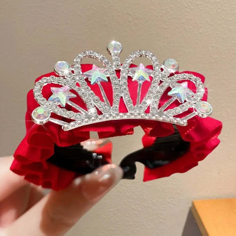 High Ponytail Fixed Artifact Children's New Year Crown Rhinestone Crystal Chinese Hair Claw Hair Accessories for Princess Dress
High Ponytail Fixed Artifact Children's New Year Crown Rhinestone Crystal Chinese Hair Claw Hair Accessories for Princess Dress