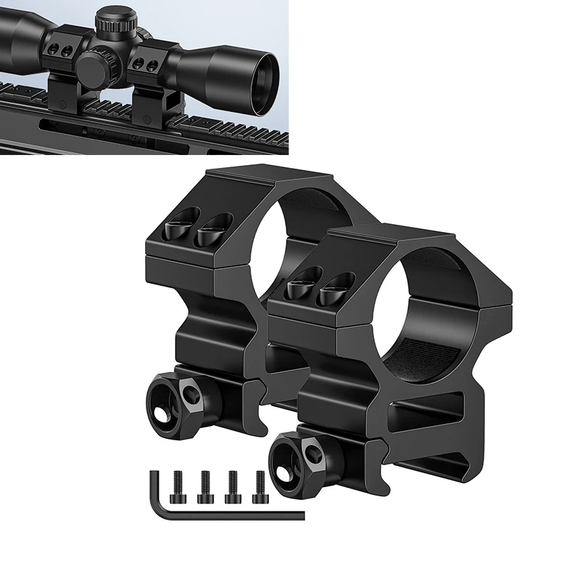 CVLIFE Rifle Scope Rings 1inch Diameter Optics Ring Riflescope Mount - Compatible with 20mm Picatinny Rails 2 Pieces Aluminum
CVLIFE Rifle Scope Rings 1inch Diameter Optics Ring Riflescope Mount - Compatible with 20mm Picatinny Rails 2 Pieces Aluminum