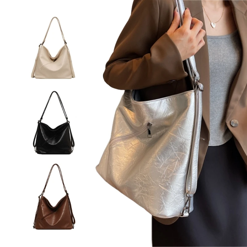 Women Simple Stylish Commuting Bag Daily Casual Tote Large Capacity Shoulder Bag Lady All-match Solid Color Shopping Handbag
Women Simple Stylish Commuting Bag Daily Casual Tote Large Capacity Shoulder Bag Lady All-match Solid Color Shopping Handbag