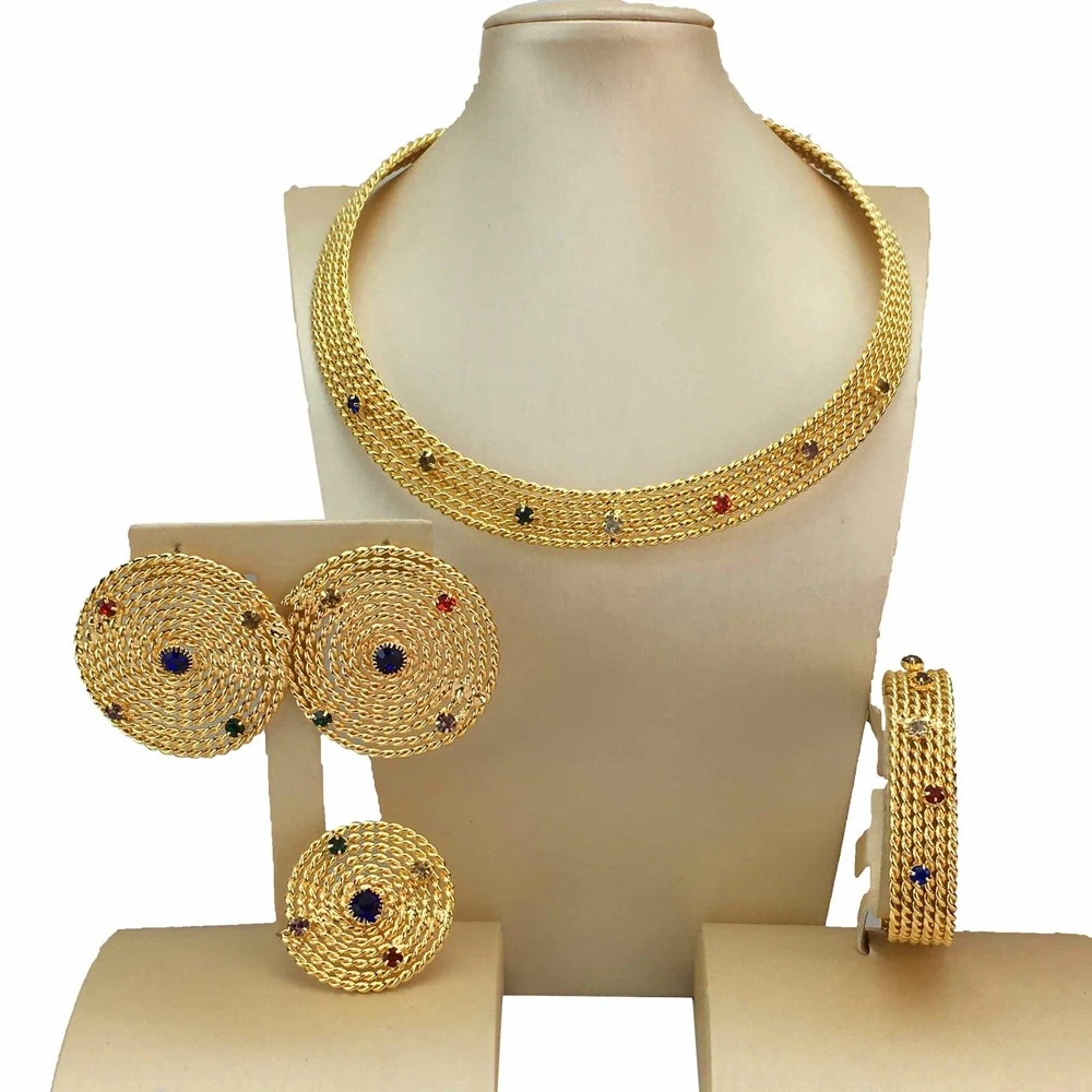 High Quality Brazilian Jewelry Sets Unique Jeweley for Women Party Christmas Gift FHK17063
High Quality Brazilian Jewelry Sets Unique Jeweley for Women Party Christmas Gift FHK17063