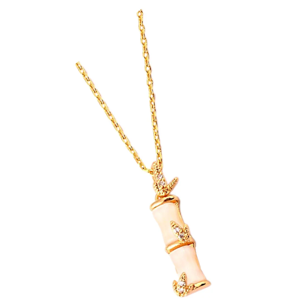 Bamboo Joint Pendant Women Party Clavicle Chain Sweater Necklace Lady Decor Fine Workmanship Metal Clasp Fashion Accessories
Bamboo Joint Pendant Women Party Clavicle Chain Sweater Necklace Lady Decor Fine Workmanship Metal Clasp Fashion Accessories