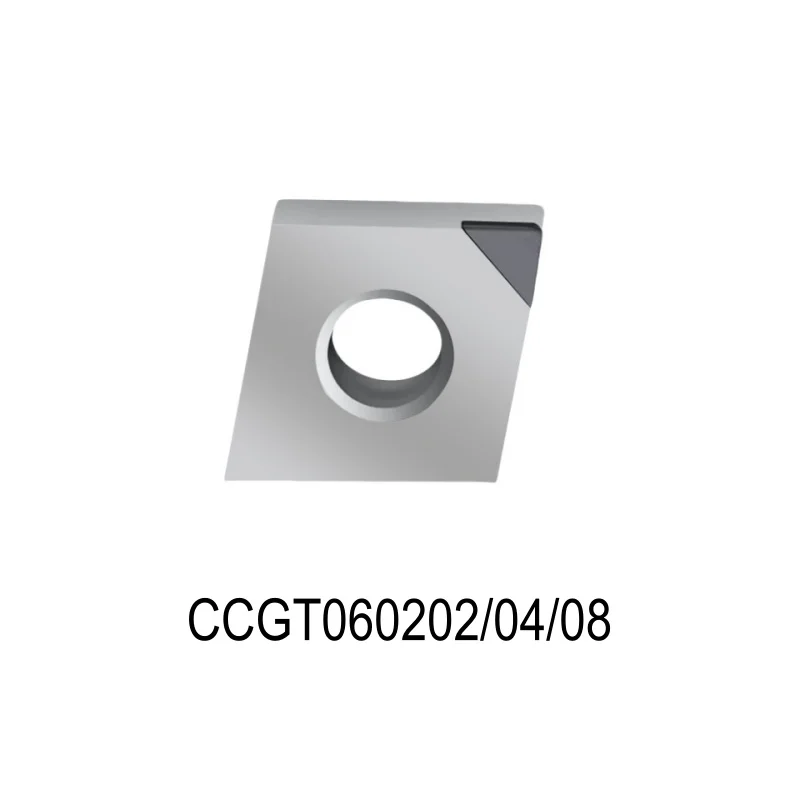 PCD CCGT060202/04/08 Insert Single Crystal Turning Tool High Hardness Diamond Cutter for Copper Aluminum
PCD CCGT060202/04/08 Insert Single Crystal Turning Tool High Hardness Diamond Cutter for Copper Aluminum