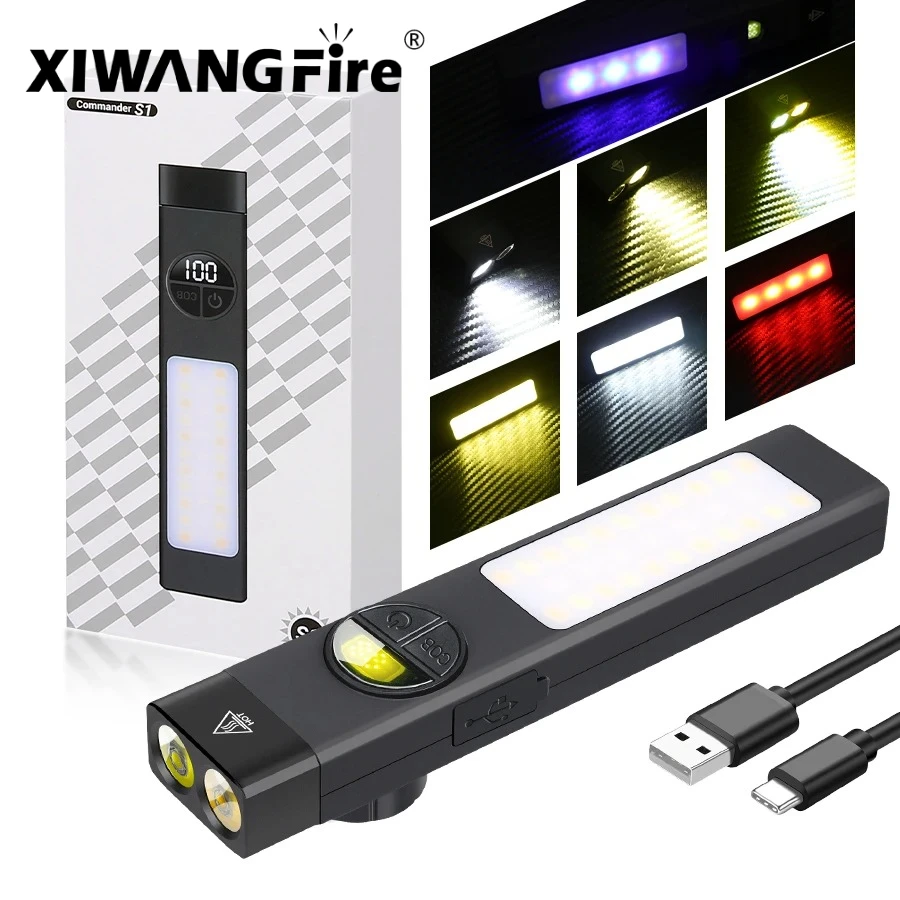 XIWANGFIRE S1 Многофункциональный фонарик EDC с двойным источником света, перезаряжаемая ручка с зажимом, налобный фонарь, уличный фонарь от комаров
XIWANGFIRE S1 Многофункциональный фонарик EDC с двойным источником света, перезаряжаемая ручка с зажимом, налобный фонарь, уличный фонарь от комаров