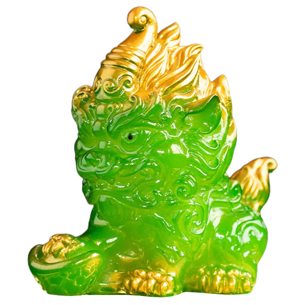Resin Kylin Sculpture Creative nament for Home Decor Table Statue Animals Craft Dragon Year Tea Pet
Resin Kylin Sculpture Creative nament for Home Decor Table Statue Animals Craft Dragon Year Tea Pet