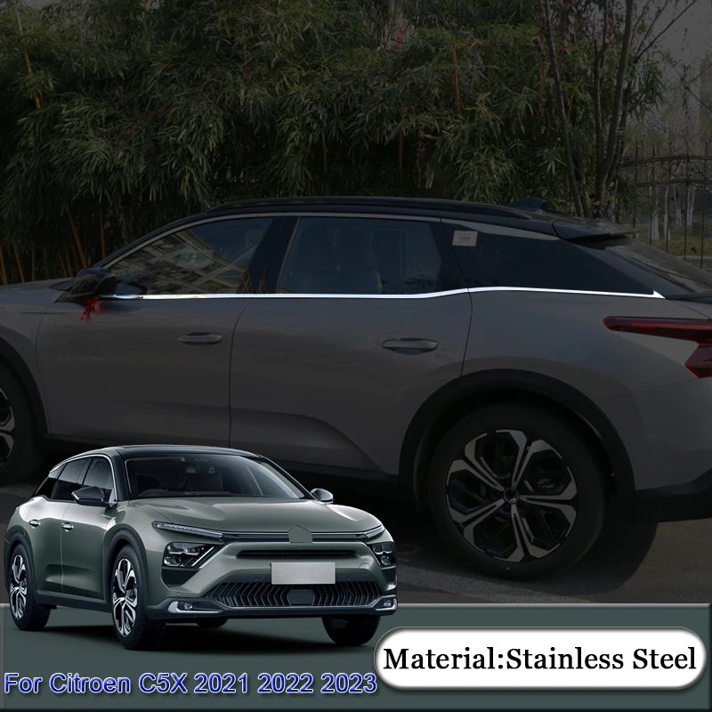 6 шт. для Citroen C5X 2021 2022 2023 лента из нержавеющей стали для нижней отделки окна автомобиля, наклейка для крышки, внешние блестки, автомобильные аксессуары
6 шт. для Citroen C5X 2021 2022 2023 лента из нержавеющей стали для нижней отделки окна автомобиля, наклейка для крышки, внешние блестки, автомобильные аксессуары