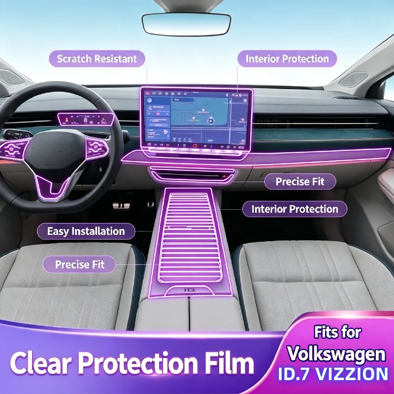 For 2024-2025 Volkswagen ID.7 VIZZION interior gear shift center console dashboard transparent anti-scratch protective film
For 2024-2025 Volkswagen ID.7 VIZZION interior gear shift center console dashboard transparent anti-scratch protective film