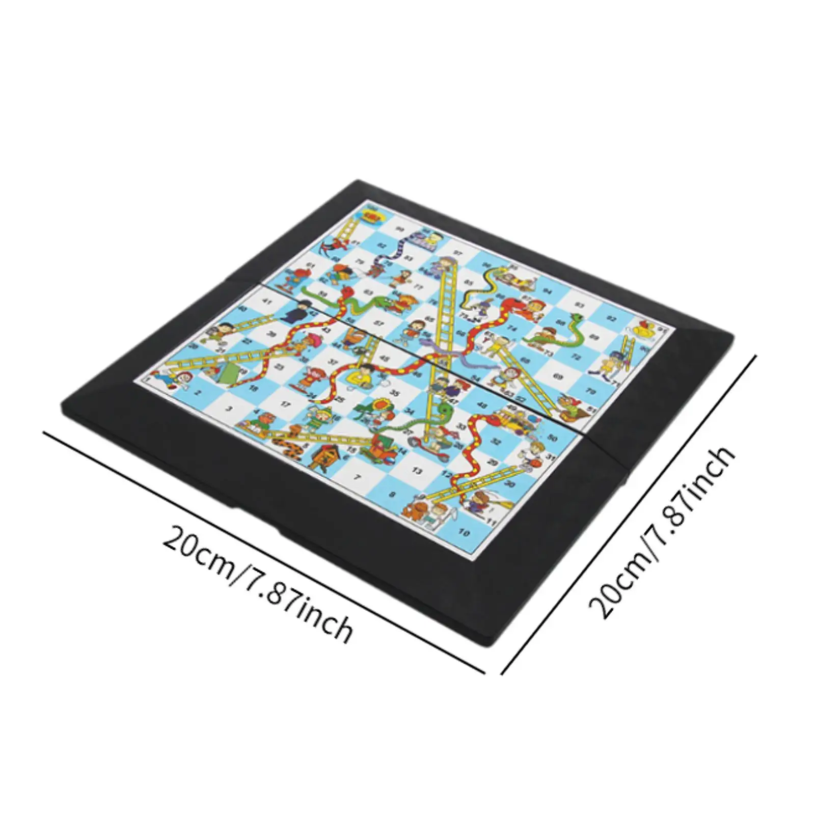 Portable Snake and Ladders Classic Board Game Set Family Tray Game Accessories for Children Adults Educational Indoor Outdoor
Portable Snake and Ladders Classic Board Game Set Family Tray Game Accessories for Children Adults Educational Indoor Outdoor
