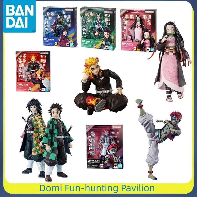 Bandai оригинальная аниме-фигурка Demon Slayer SHF SHF AKaza Kyojuro Rengoku, экшн-фигурка, игрушки, подарок для детей, Коллекционная модель
Bandai оригинальная аниме-фигурка Demon Slayer SHF SHF AKaza Kyojuro Rengoku, экшн-фигурка, игрушки, подарок для детей, Коллекционная модель