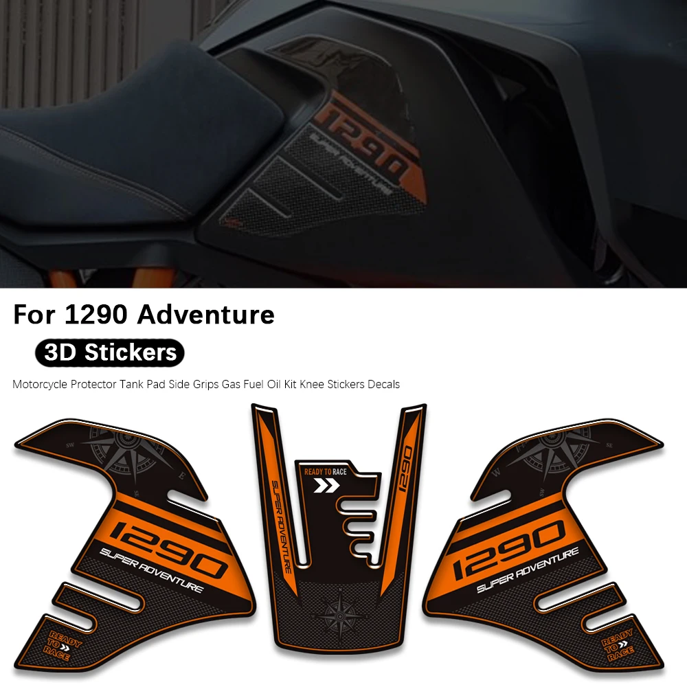 Motorcycle For 1290 Adventure Fairing Fender Protector Tank Pad Side Grips Gas Fuel Oil Kit Knee TankPad 3D Stickers Decals
Motorcycle For 1290 Adventure Fairing Fender Protector Tank Pad Side Grips Gas Fuel Oil Kit Knee TankPad 3D Stickers Decals