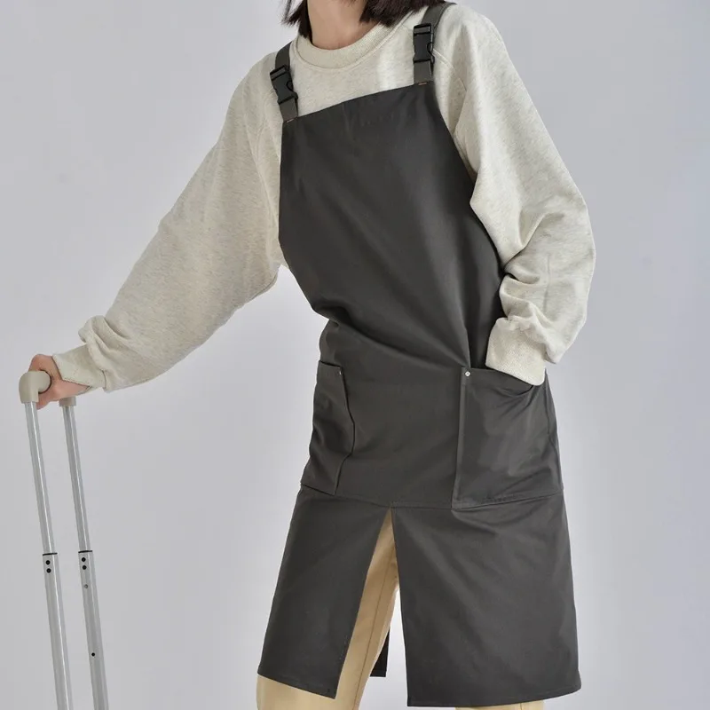 Korean Japanese Style Sleeveless Work Apron Water Resistant Composite Fabric Cafe Restaurant Uniform Adjustable Tie Waist Pocket
Korean Japanese Style Sleeveless Work Apron Water Resistant Composite Fabric Cafe Restaurant Uniform Adjustable Tie Waist Pocket
