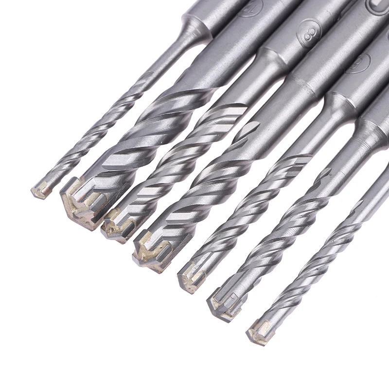 7Pcs/set Length 110mm SDS Plus Drill Bit Concrete Drill Bit Diameter 4/5/6/7/8/10/12mm Hammer Drill Bit With 4 Cutting Edges
7Pcs/set Length 110mm SDS Plus Drill Bit Concrete Drill Bit Diameter 4/5/6/7/8/10/12mm Hammer Drill Bit With 4 Cutting Edges