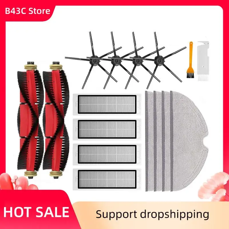 B43C Main Side Brush Hepa Filter Mop Accessories For Xiaomi Roborock S5 Max S50 S55 S5 S6 S6 Maxv S6 Pure E4 E5 Robot Vacuum
B43C Main Side Brush Hepa Filter Mop Accessories For Xiaomi Roborock S5 Max S50 S55 S5 S6 S6 Maxv S6 Pure E4 E5 Robot Vacuum