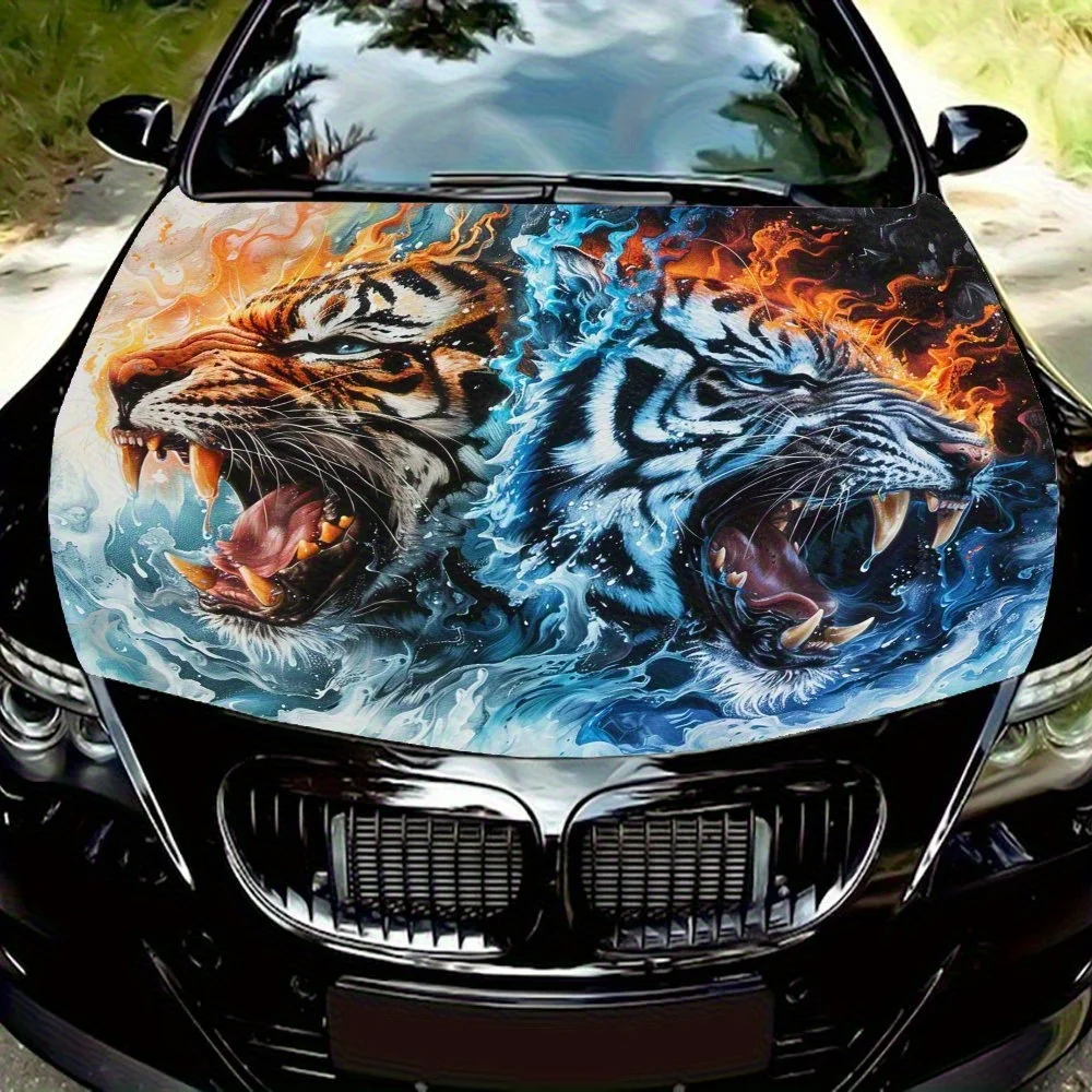 Tiger Of Ice And Fire Car Hood Wrap - Fit, Durable Paper Decal For Cars & Trucks, Car Bonnet Sticker|Weatherresistant Wrap,Self-
Tiger Of Ice And Fire Car Hood Wrap - Fit, Durable Paper Decal For Cars & Trucks, Car Bonnet Sticker|Weatherresistant Wrap,Self-