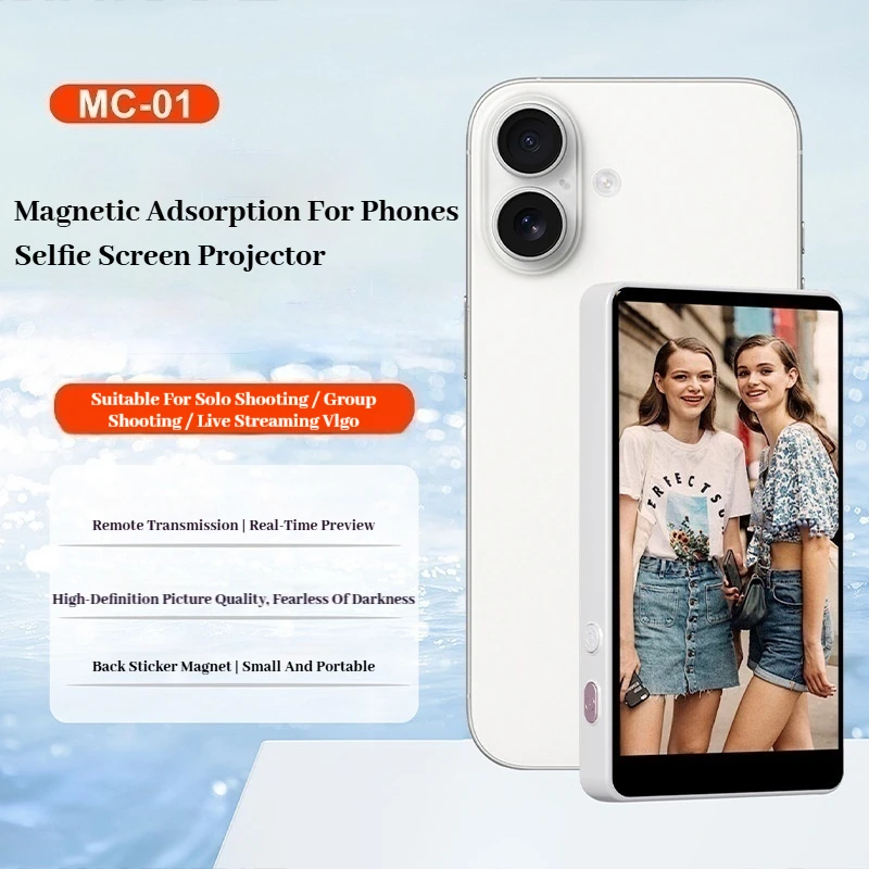Selfie Screen Smartphone Vlog Photo Assist Magnetic Phone Rear Camera For Selfie Vlog Real Time Adaptation Android Iphone
Selfie Screen Smartphone Vlog Photo Assist Magnetic Phone Rear Camera For Selfie Vlog Real Time Adaptation Android Iphone