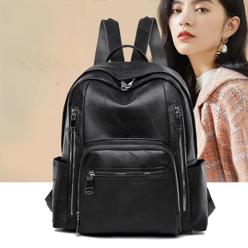 1pcs Versatile PU Casual Backpack Multi-compartment With Side Pockets For Commute And Students
1pcs Versatile PU Casual Backpack Multi-compartment With Side Pockets For Commute And Students