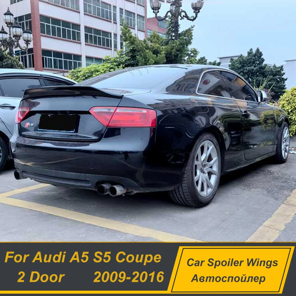 Для Audi A5 S5 Coupe 2-дверный 2009-2016 задняя крышка багажника автомобильный спойлер крыло ABS пластик черный карбон обновление внешние аксессуары часть
Для Audi A5 S5 Coupe 2-дверный 2009-2016 задняя крышка багажника автомобильный спойлер крыло ABS пластик черный карбон обновление внешние аксессуары часть